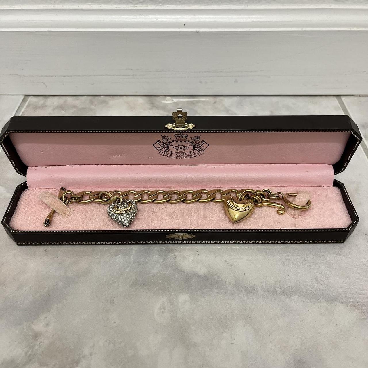 Juicy Couture Jewelry Gold charm bracelet with - Depop