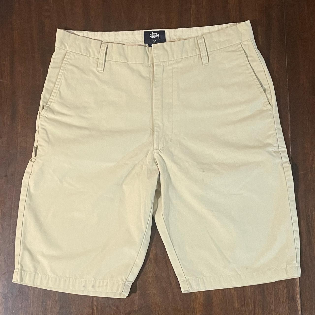 Stüssy shorts in beige/bone white. awesome... - Depop