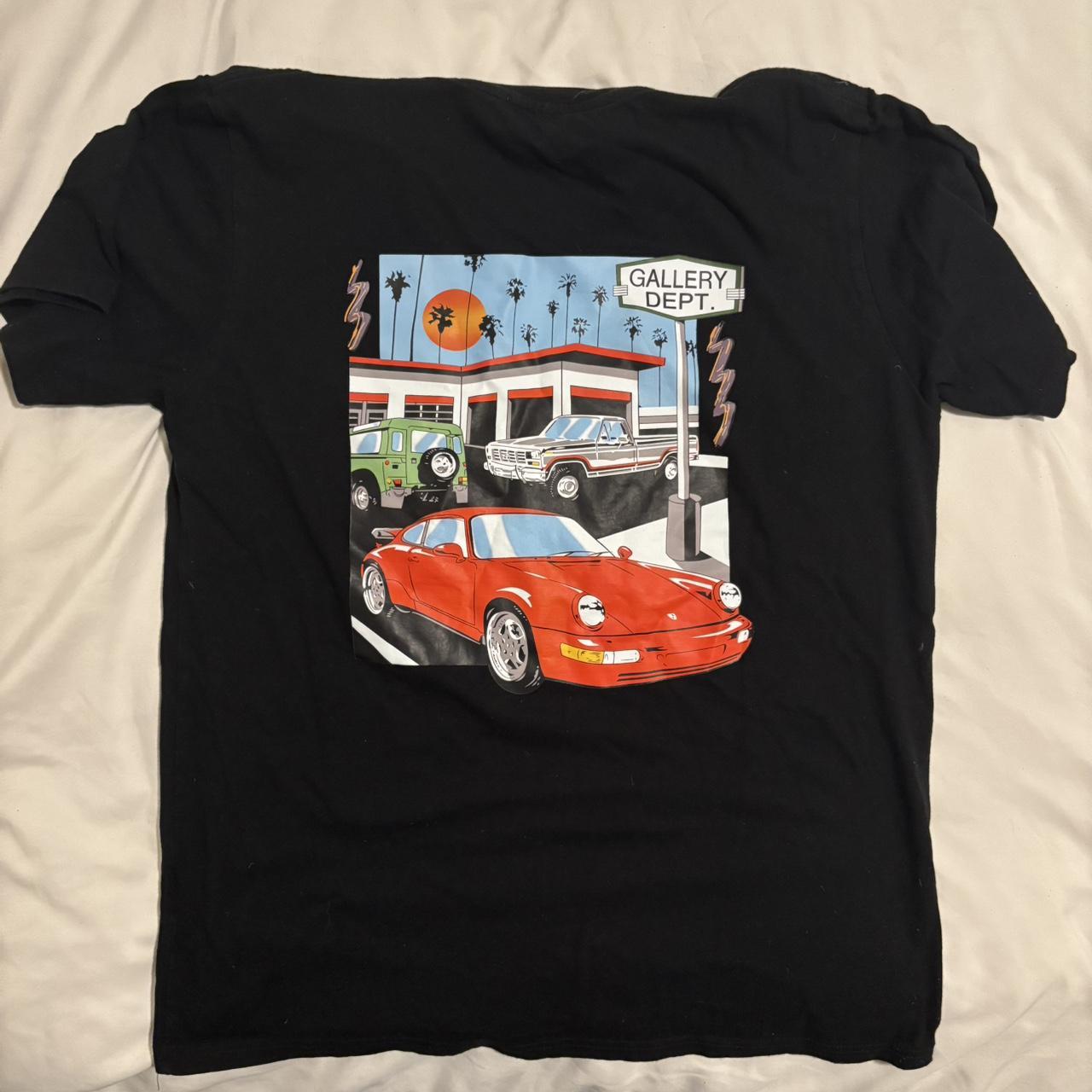 Black Gallery Dept. Porsche shirt Size M Porsche... Depop