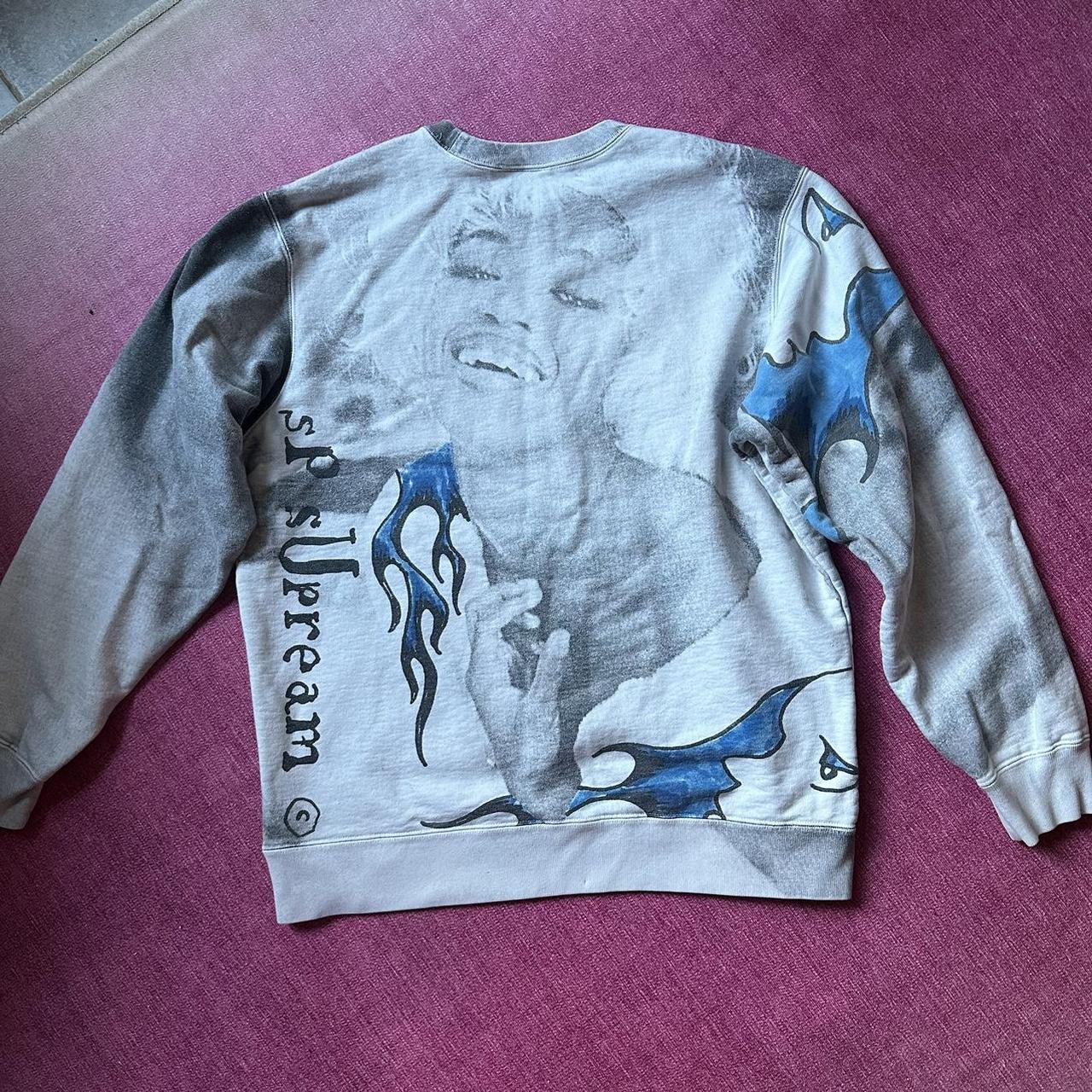 supreme naomi campbell crewneck size medium no Depop