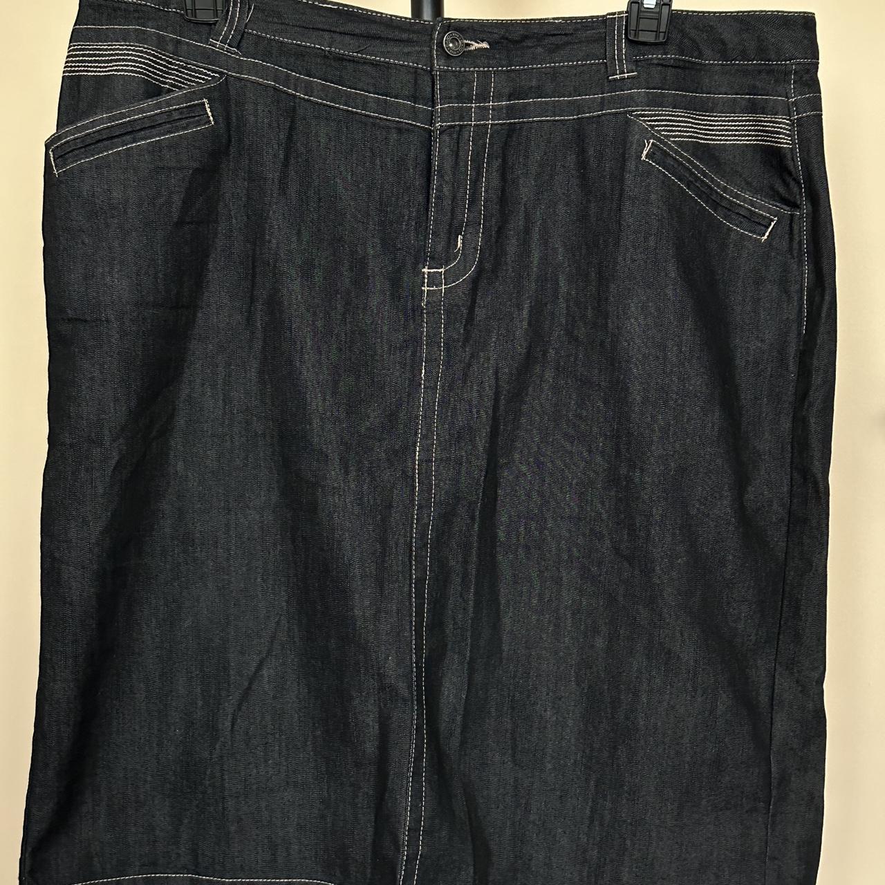 Cato plus fashion size denim skirts