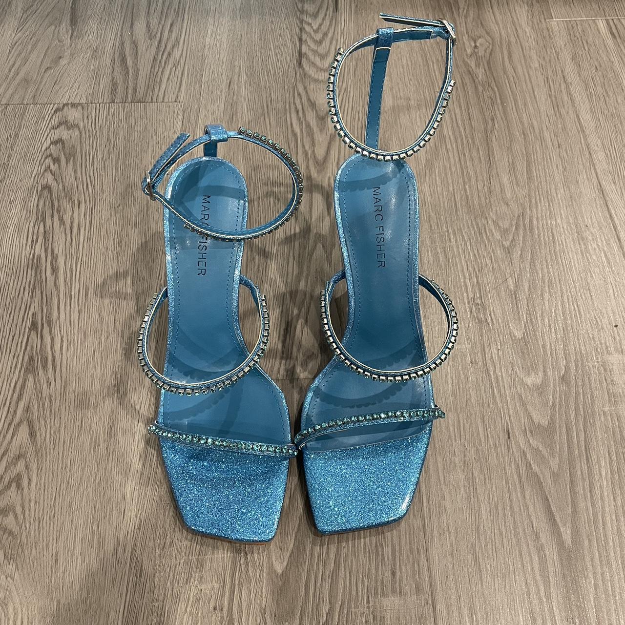marc fisher blue heels