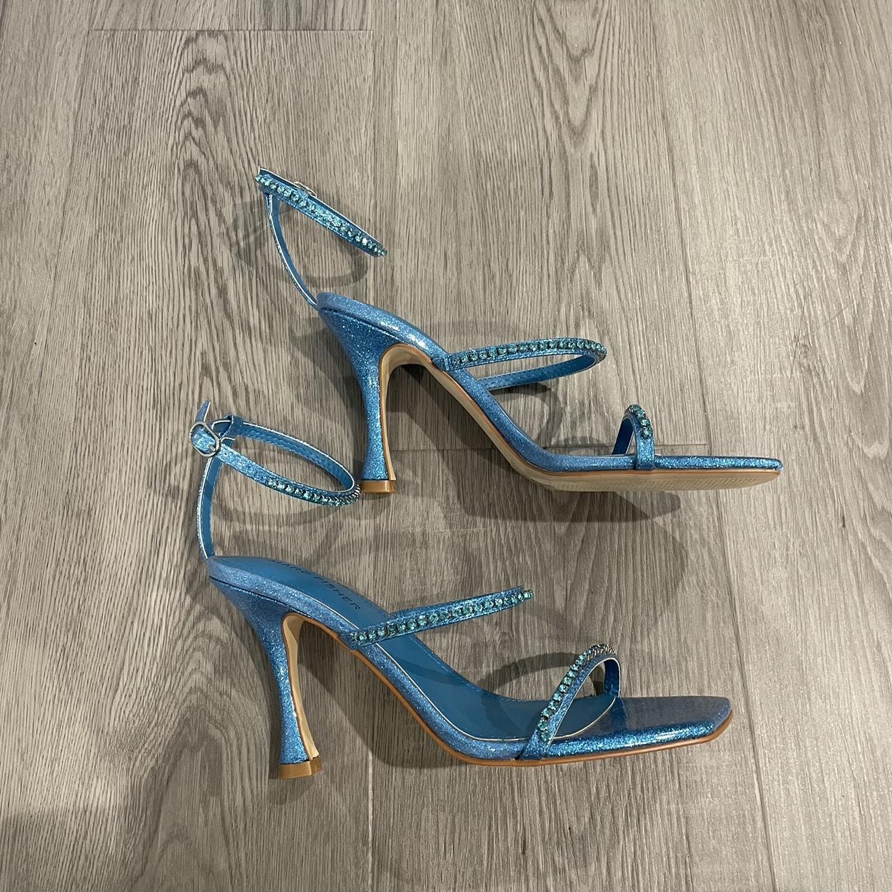 marc fisher blue heels