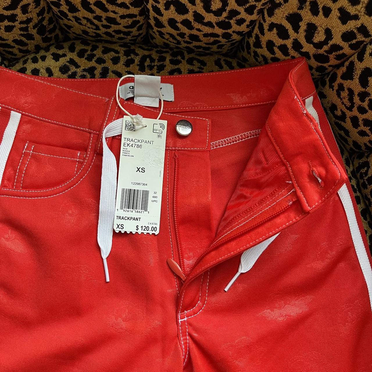 Fiorucci Women's Red and White Trousers (5)