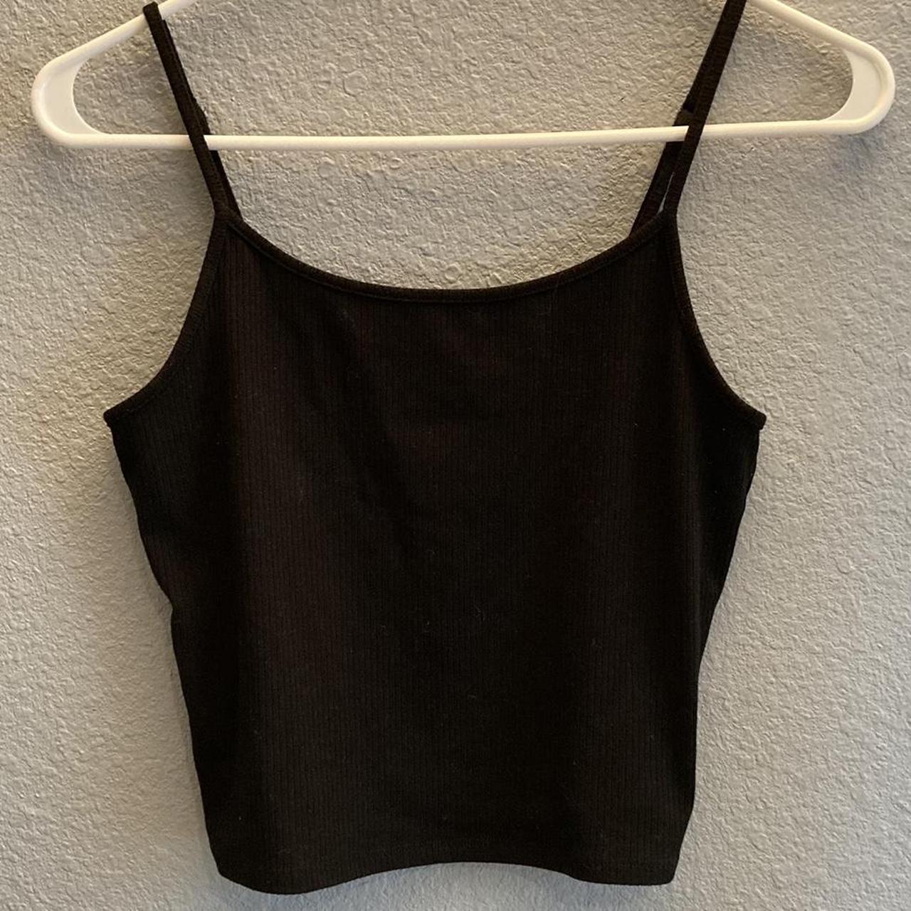 black american eagle cropped cami - Depop