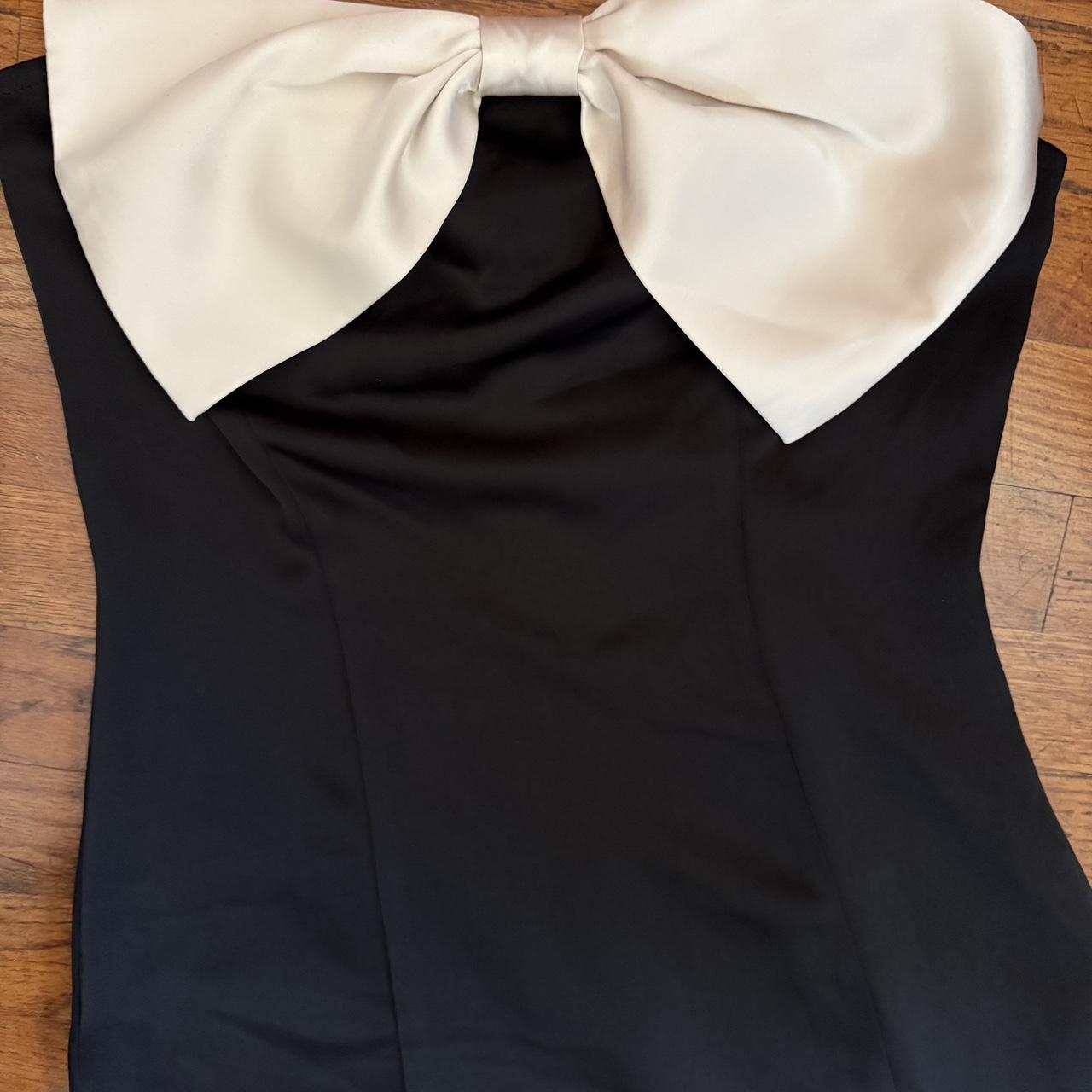 kesy bow tie mini dress