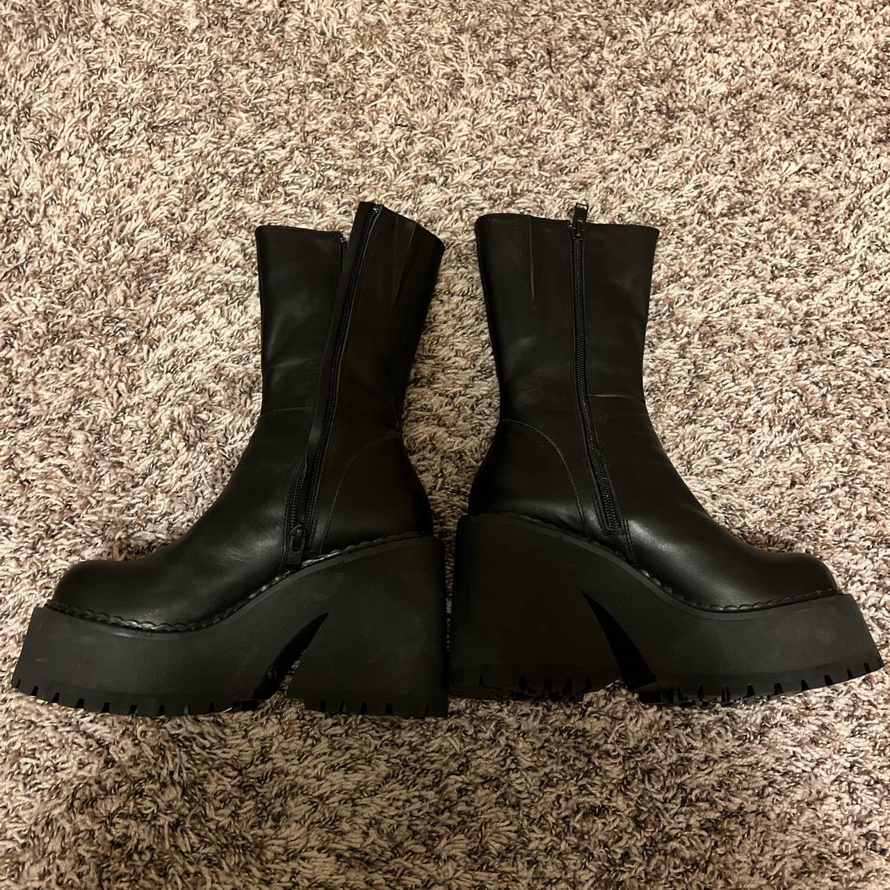 unif boots worn once. - Depop