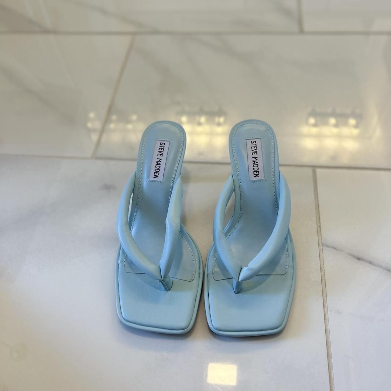dusty blue steve madden heels