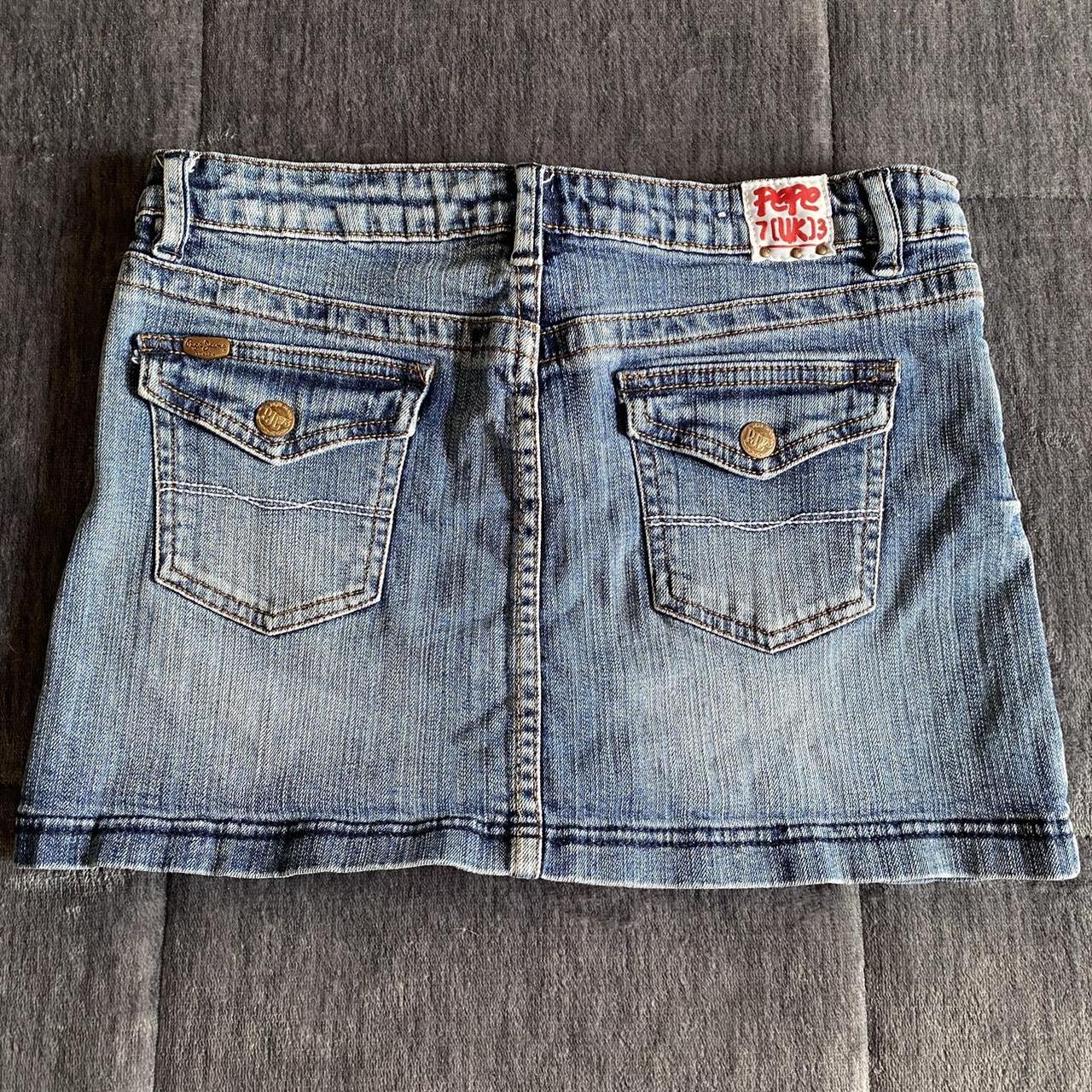 Pepe Jeans Women's Blue and Navy Skirt