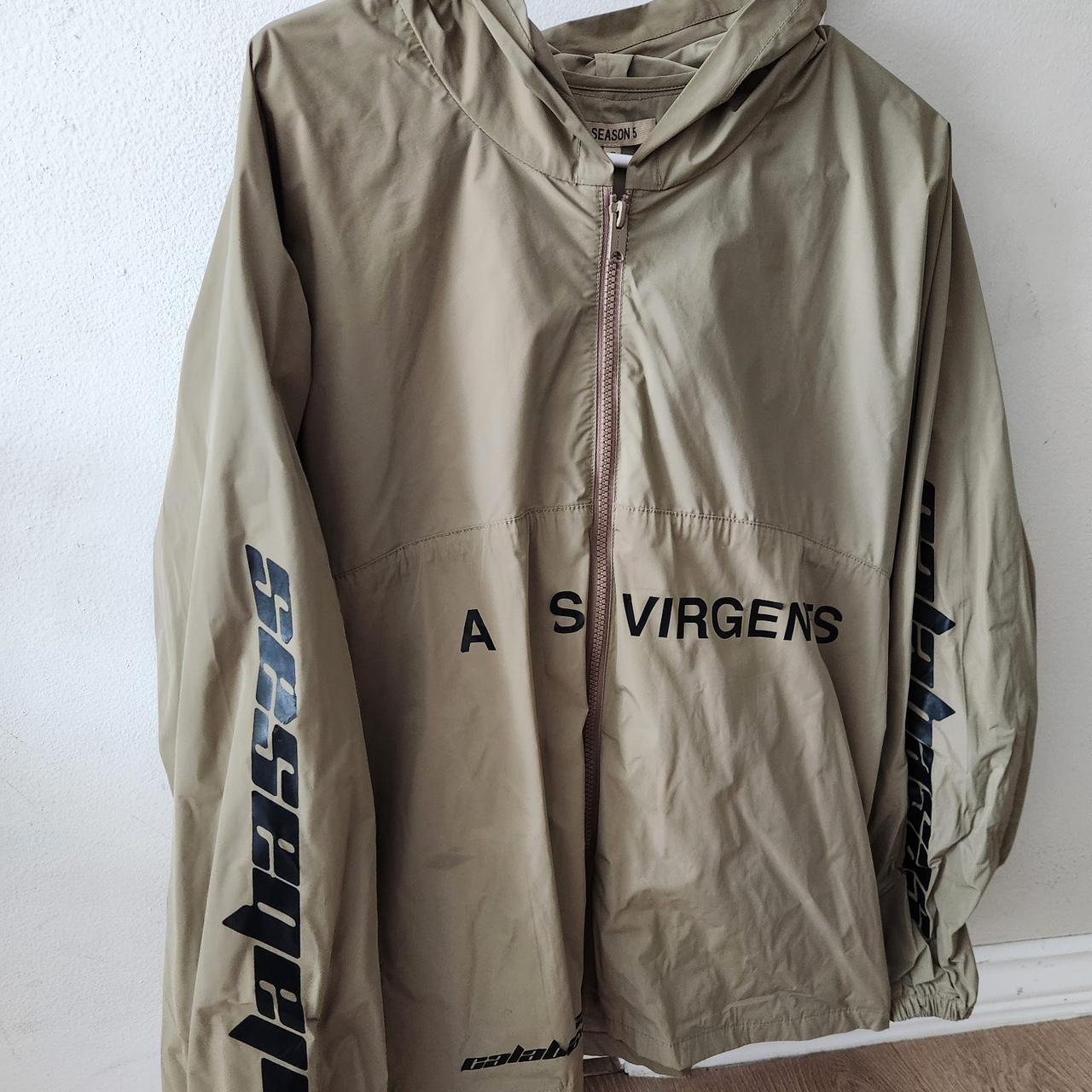 Yeezy season 5 adidas calabasas hooded windbreaker. Depop