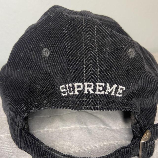 Supreme Fine Wale Corduroy S Logo 6-Panel... - Depop