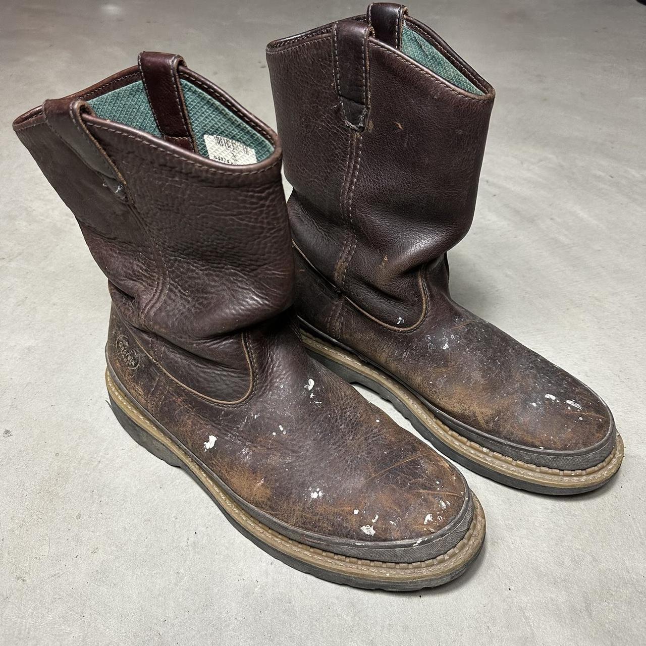 Georgia wellington pull outlet on work boots