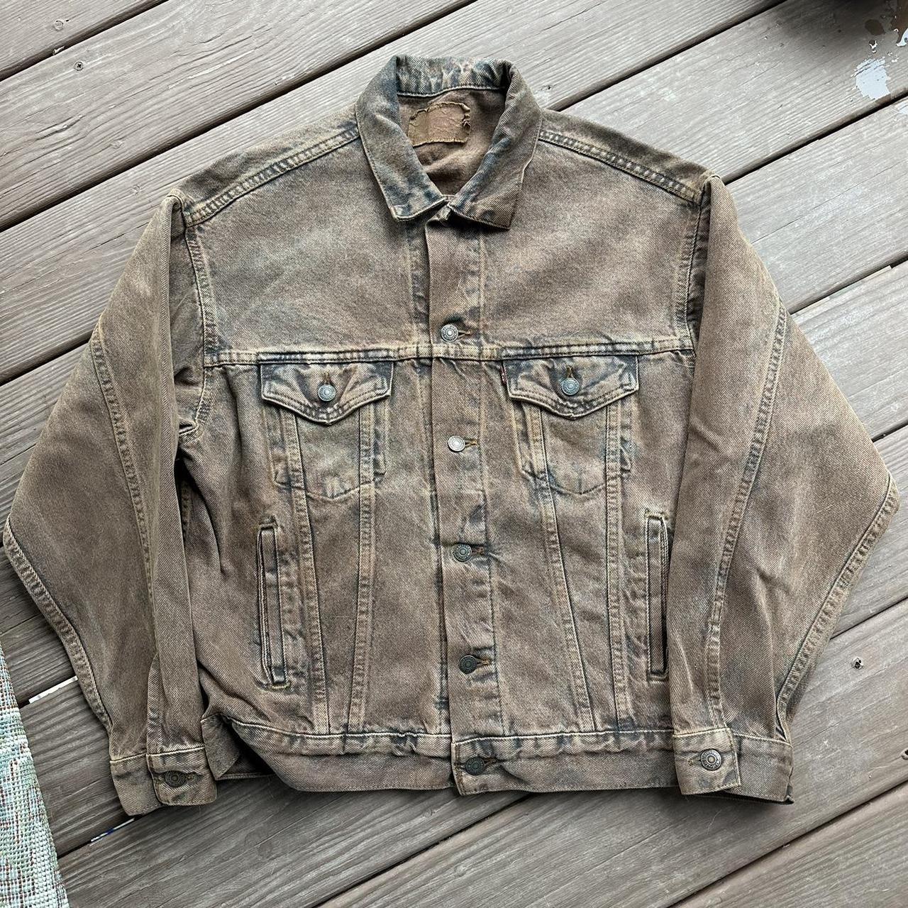 Levis brown denim clearance jacket