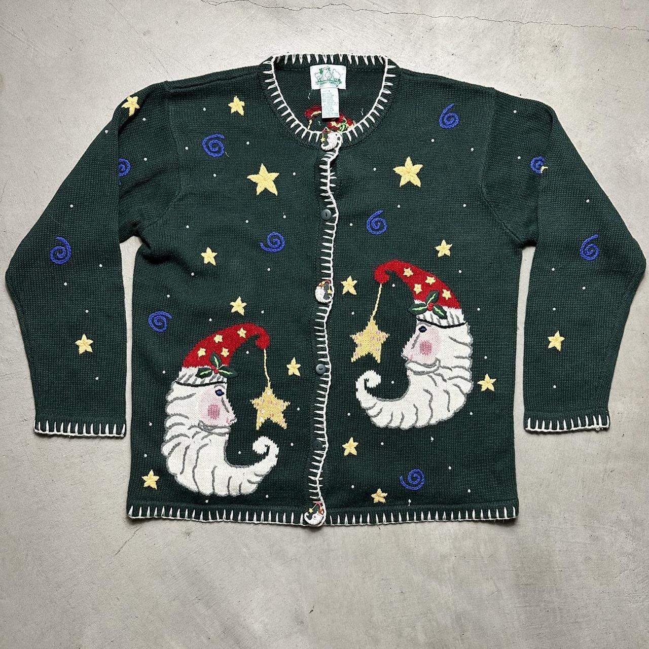 Vintage 90s Quaker Factory Santa Claus Christmas... - Depop