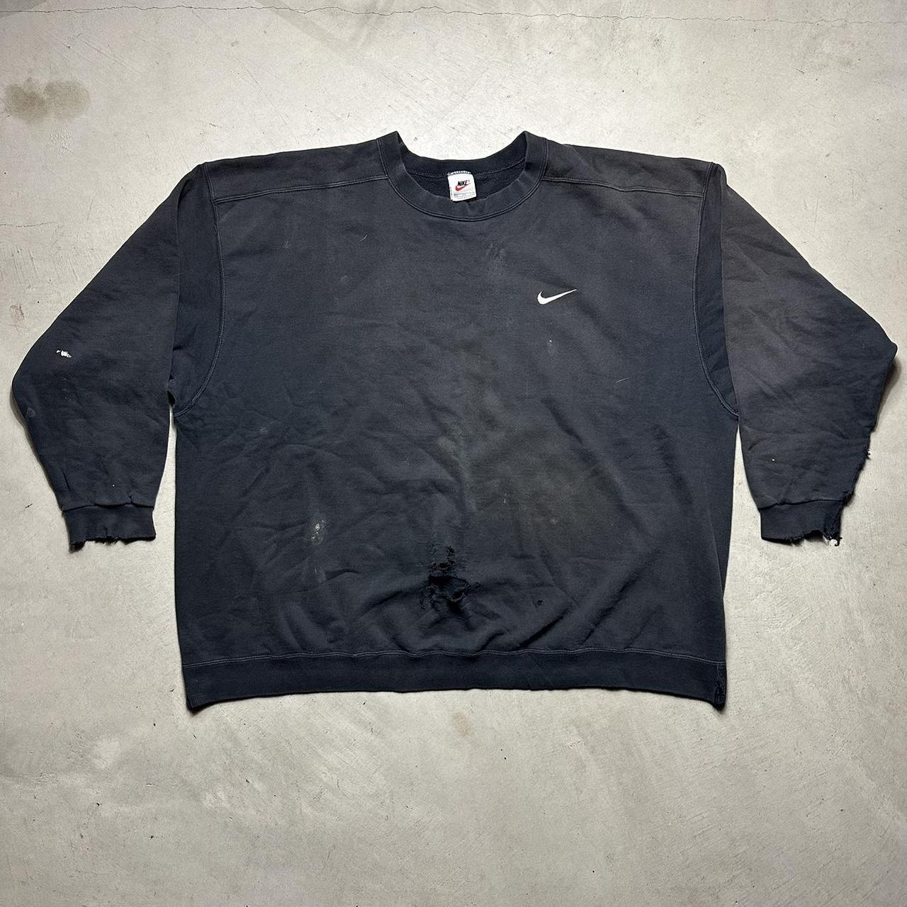 Nike vintage black discount sweatshirt