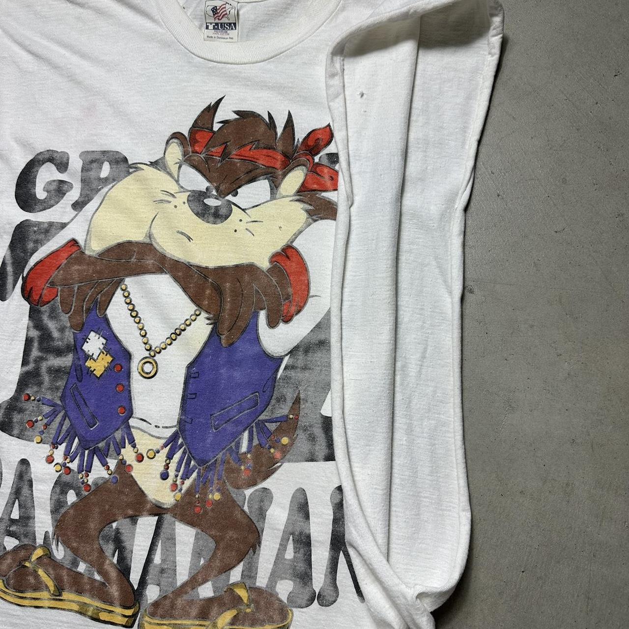 Vintage 90s Taz looney tunes x Los Angeles Raiders - Depop