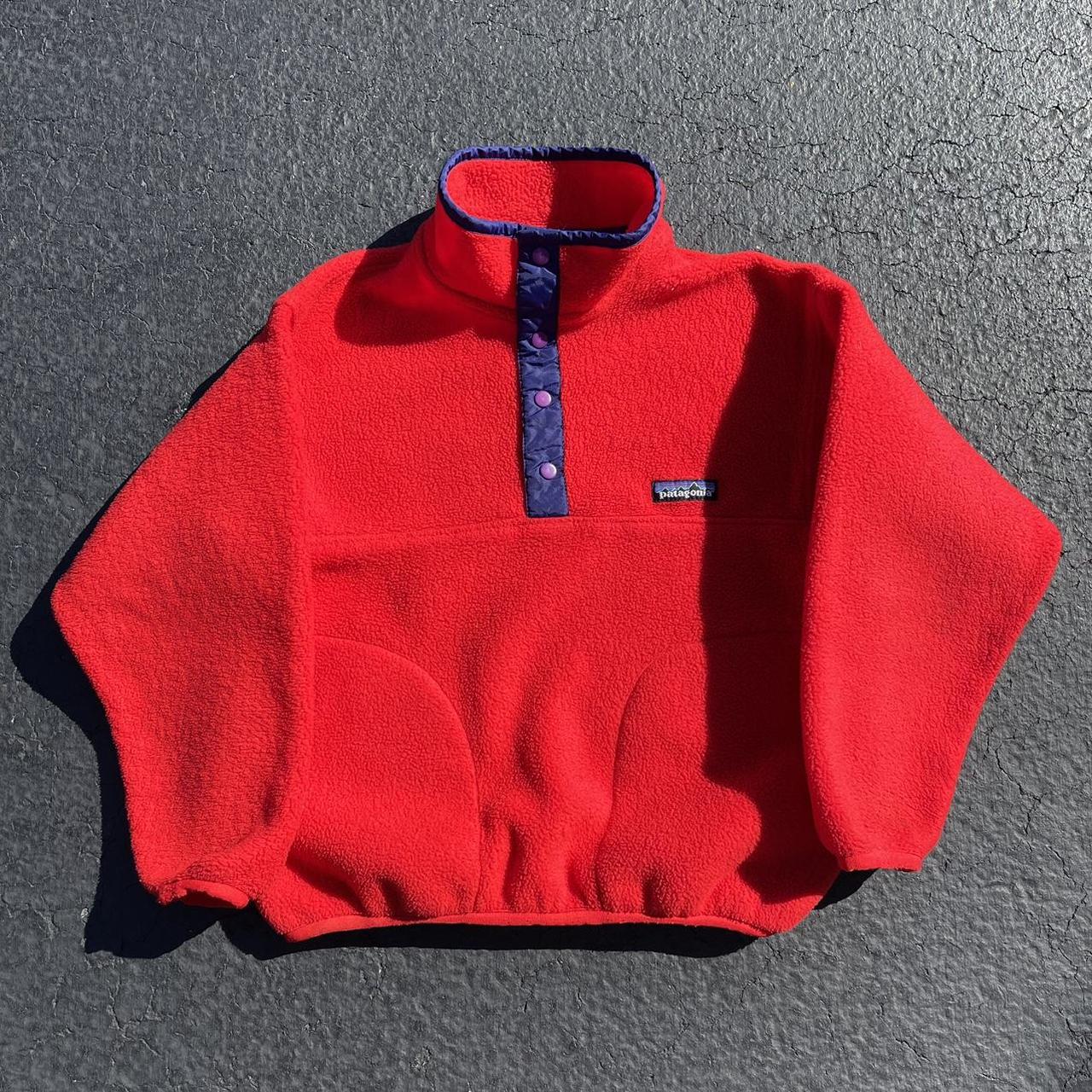 Vintage Patagonia Fleece Sweater Youth Synchilla. Depop