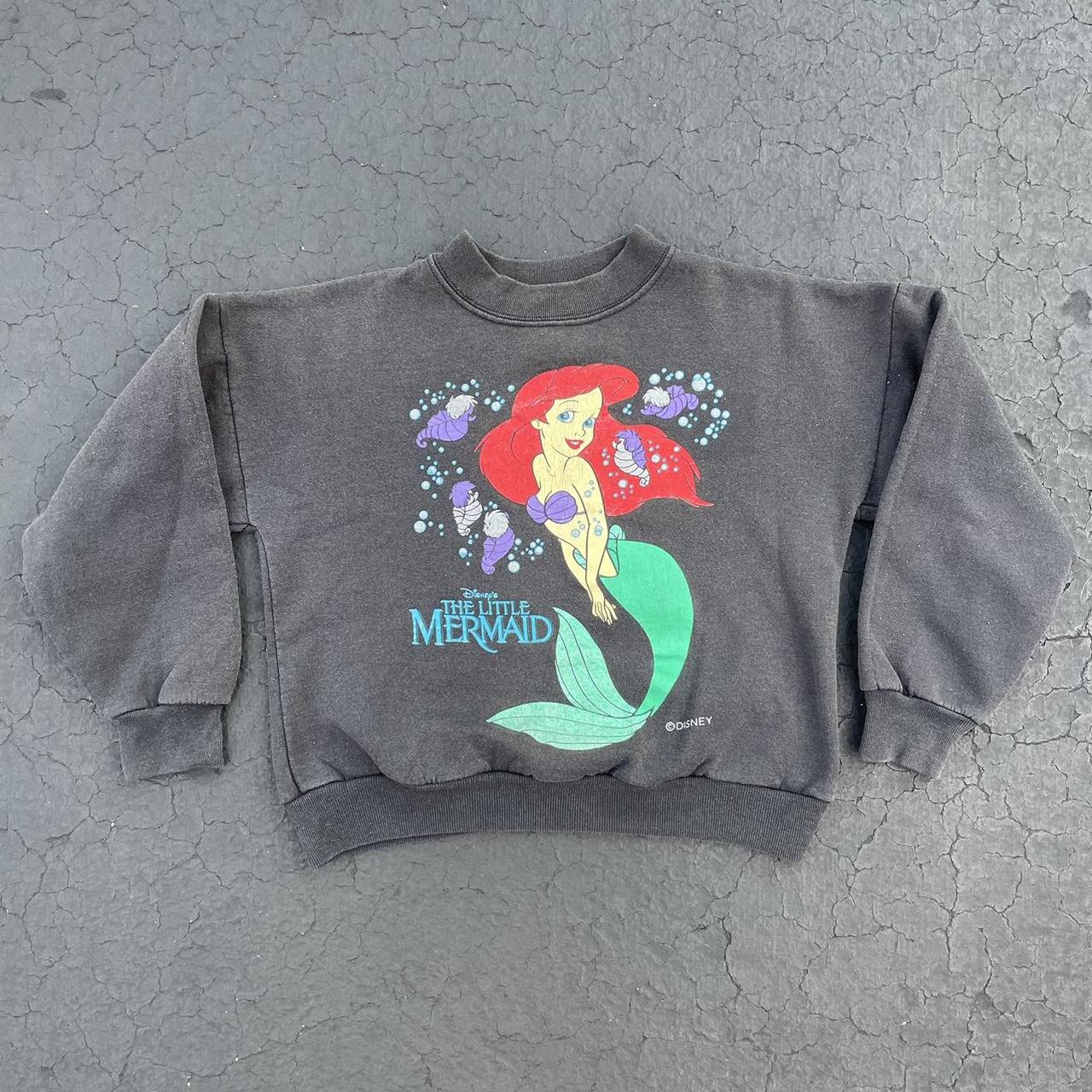 Vintage VTG 90’s outlet Disney The Little Mermaid Graphic Crewneck Sweater