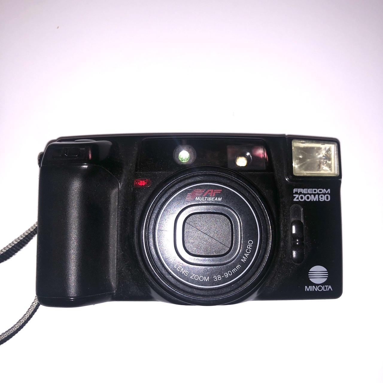 freedom zoom 90 minolta vintage film camera vintage... Depop