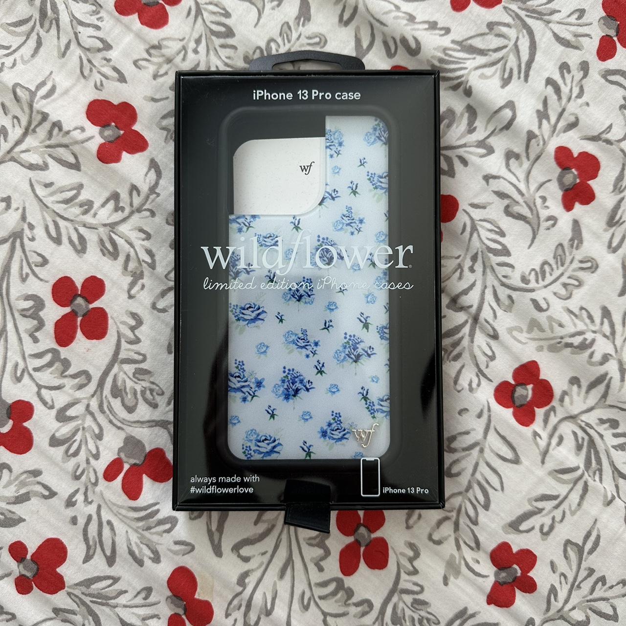 Wildflower Forget Me Not Floral Iphone 13 Pro Case.... - Depop