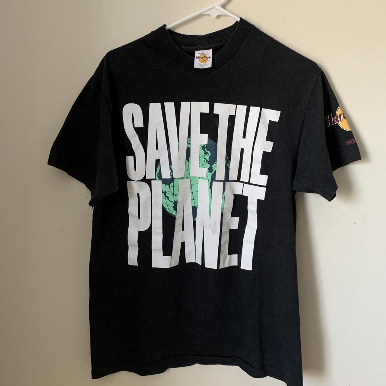 hard rock save the planet shirt