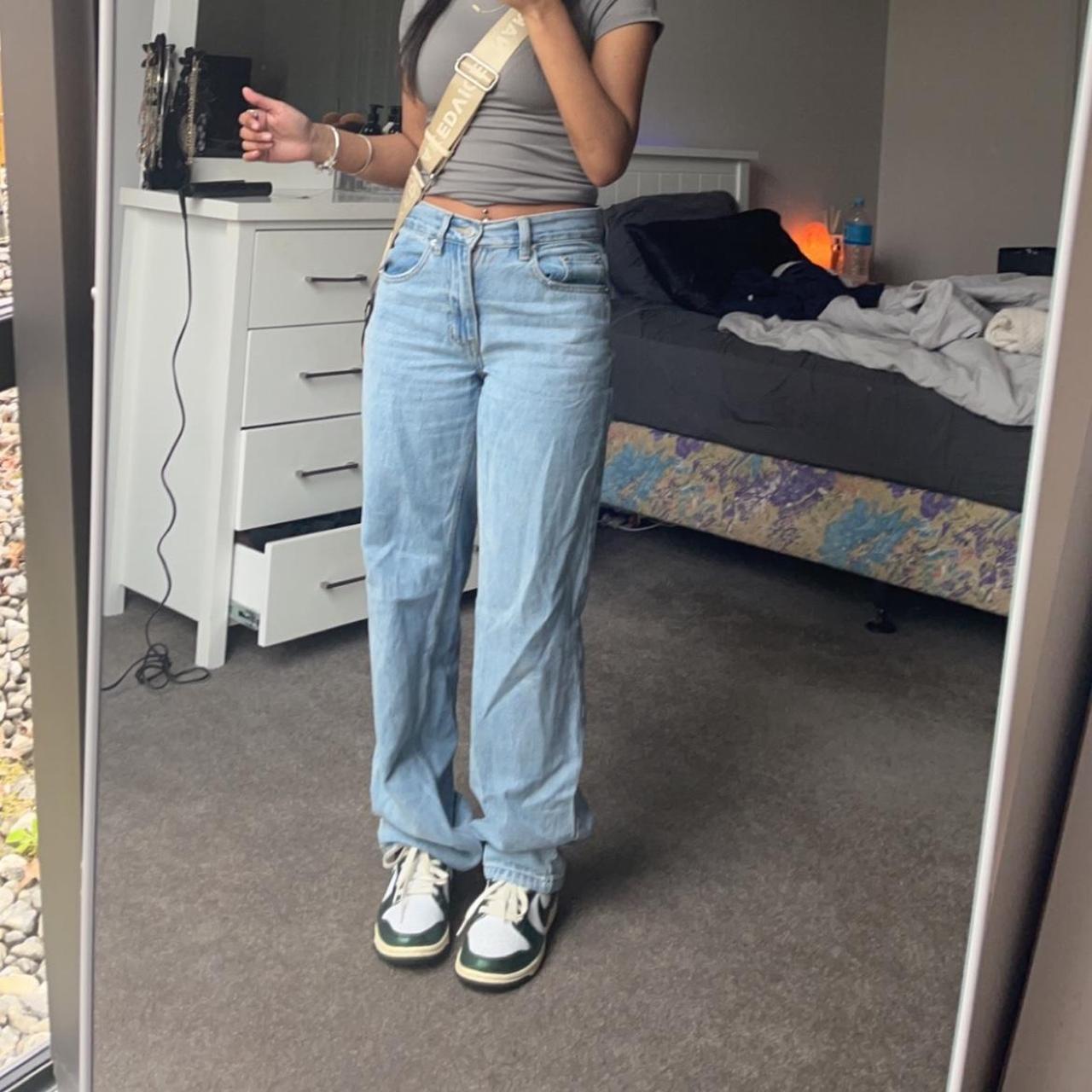 glassons puddle jeans, I am 5ft for ref - Depop