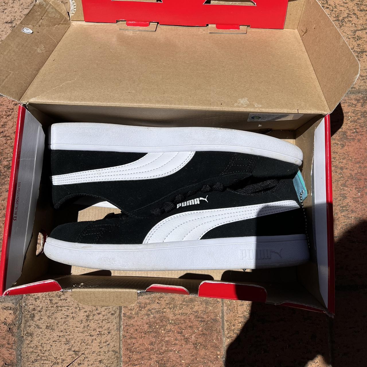 Brand new and and in box Puma Smash v2 SD Jr... - Depop