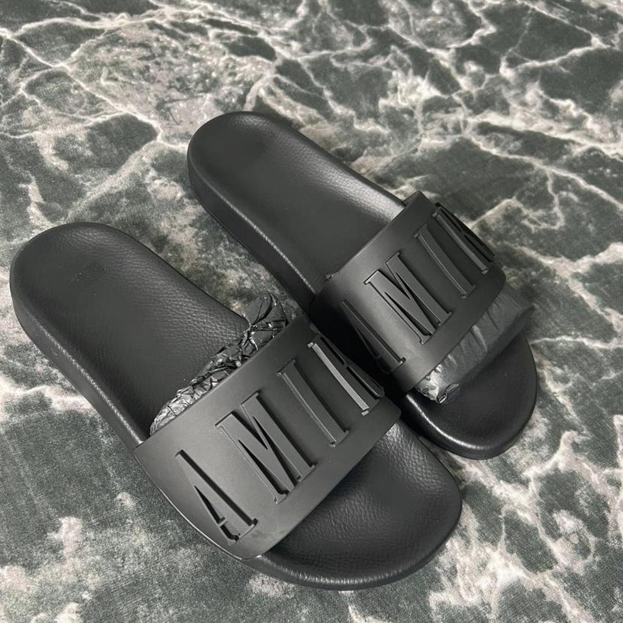 AMIRI pool sliders, in colour black. This item... - Depop