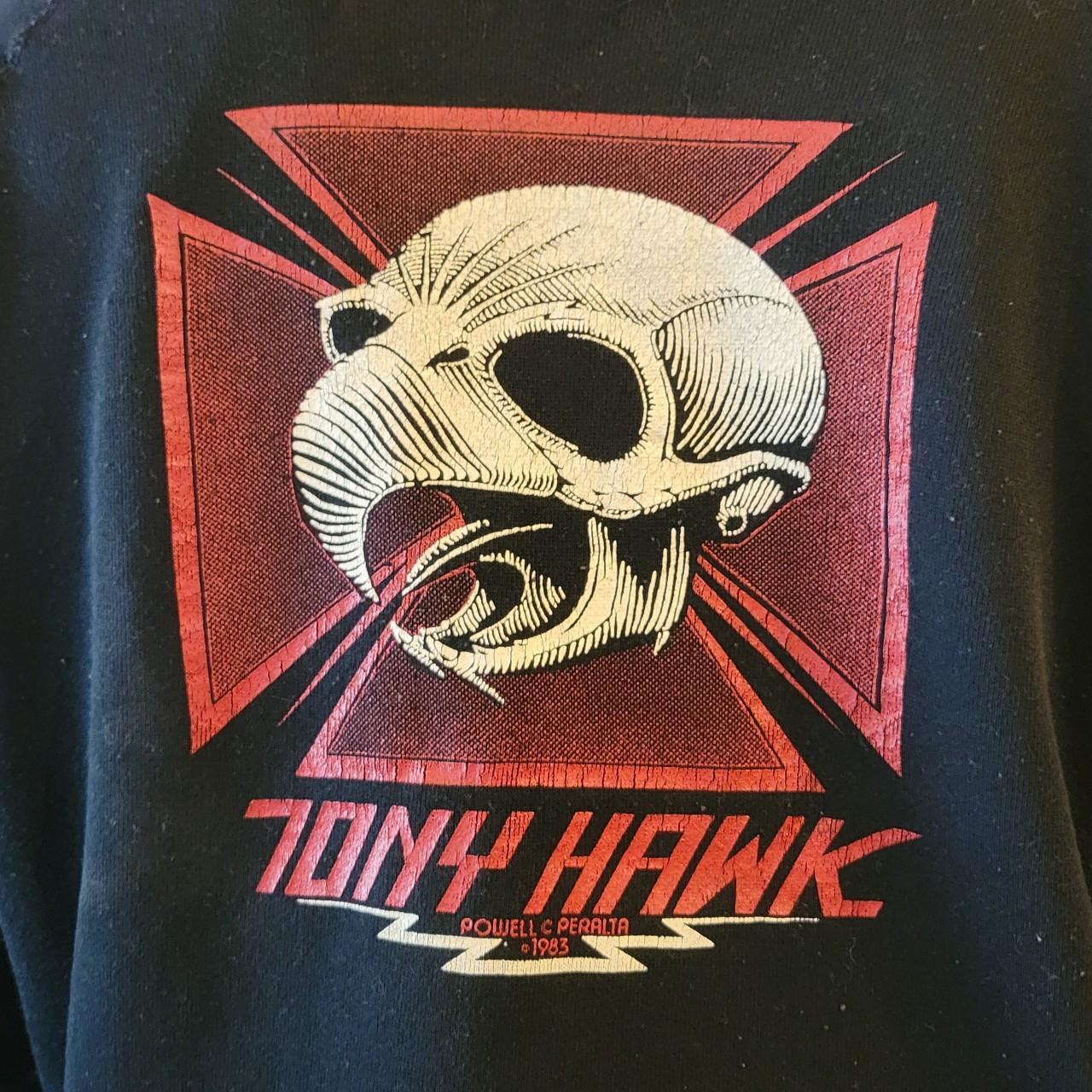 Vintage 1983 Tony Hawk Powell Peralta sweater. Back | Depop