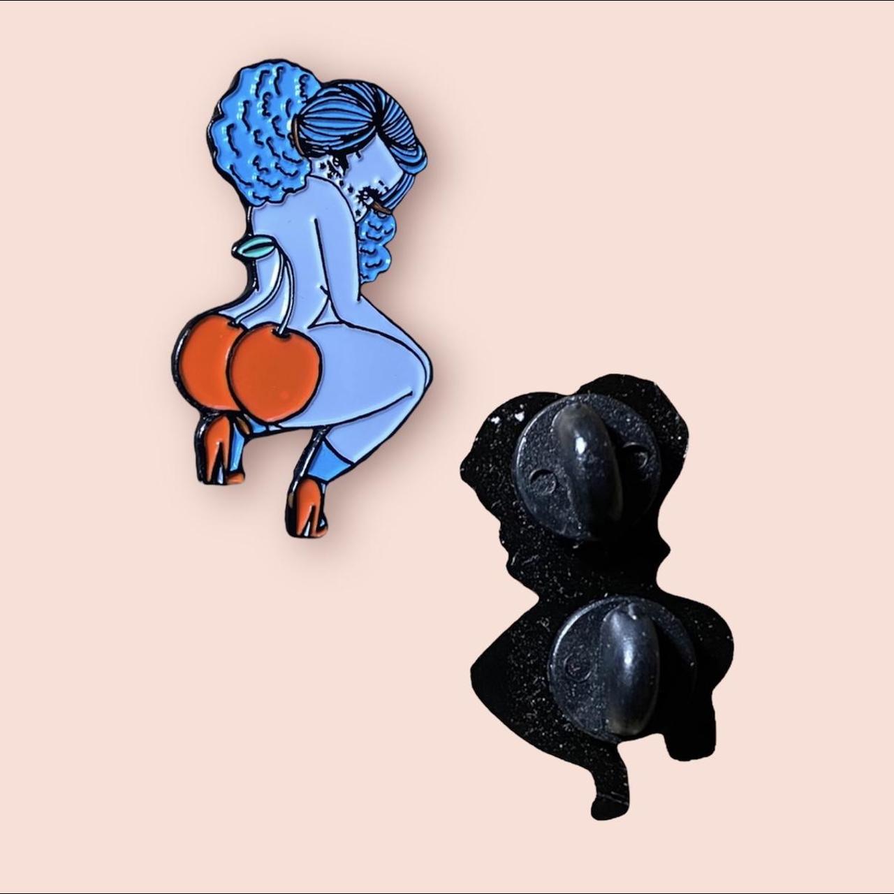 Product Image 2 - Valfre enamel pin
blue girl