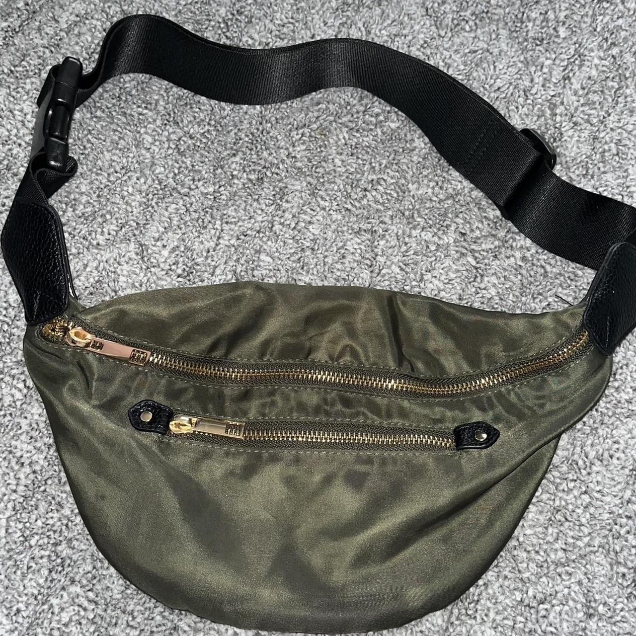 Lightly used army green fanny pack by A New... - Depop