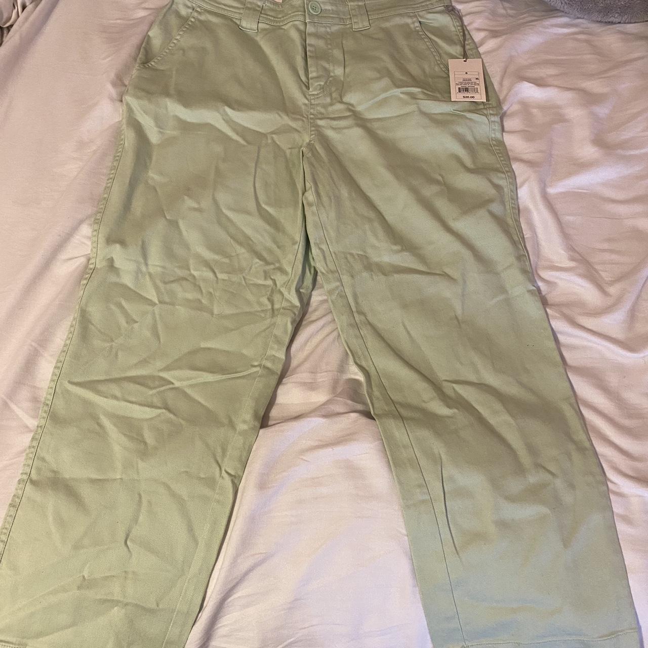 a. new day Women's Casual Pants size 8 Dk beige,  - Depop