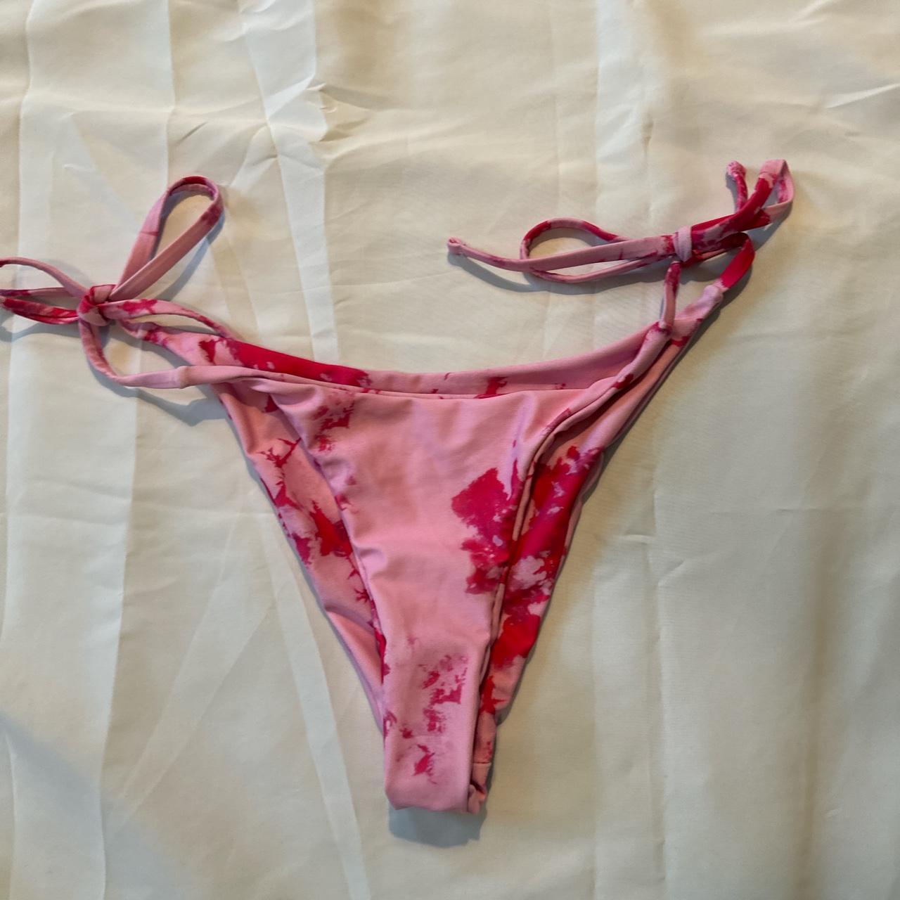 ZAFUL Women's Pink Bikini-and-tankini-bottoms