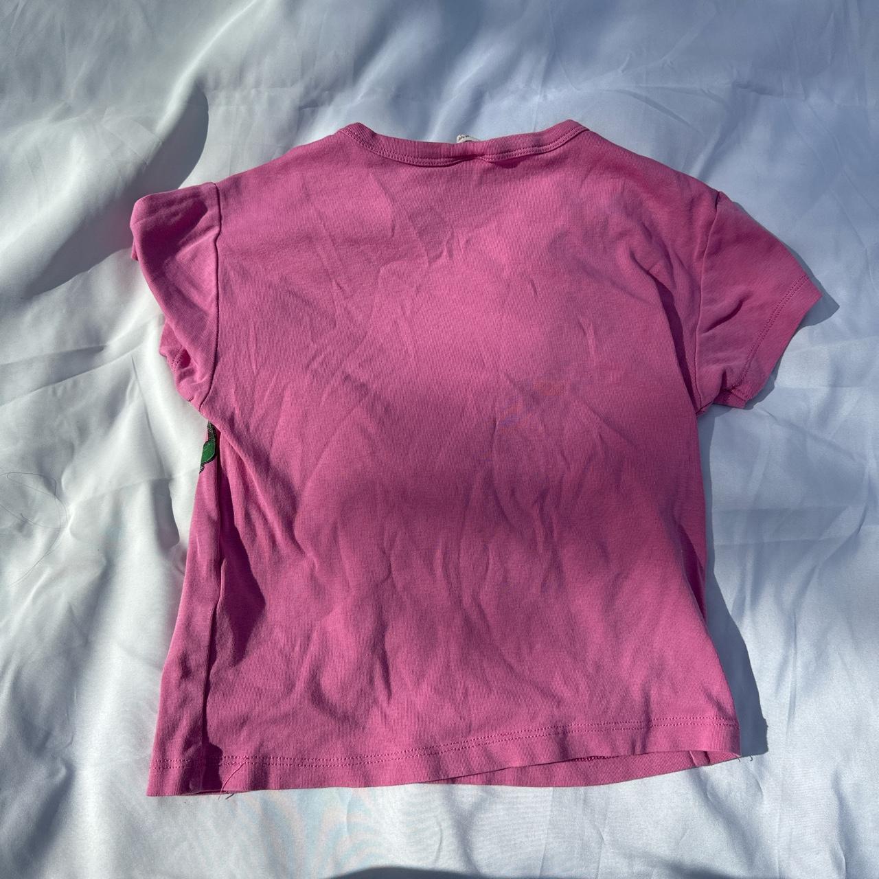 urban outfitters pink graphic baby tee -shipping is... - Depop