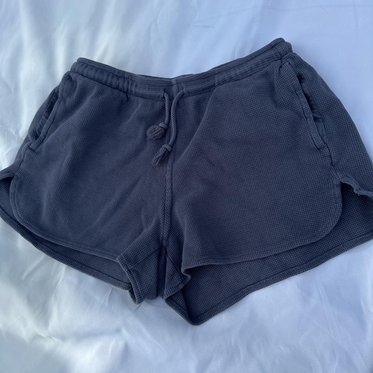 brandy melville waffle knit tie string shorts has... Depop