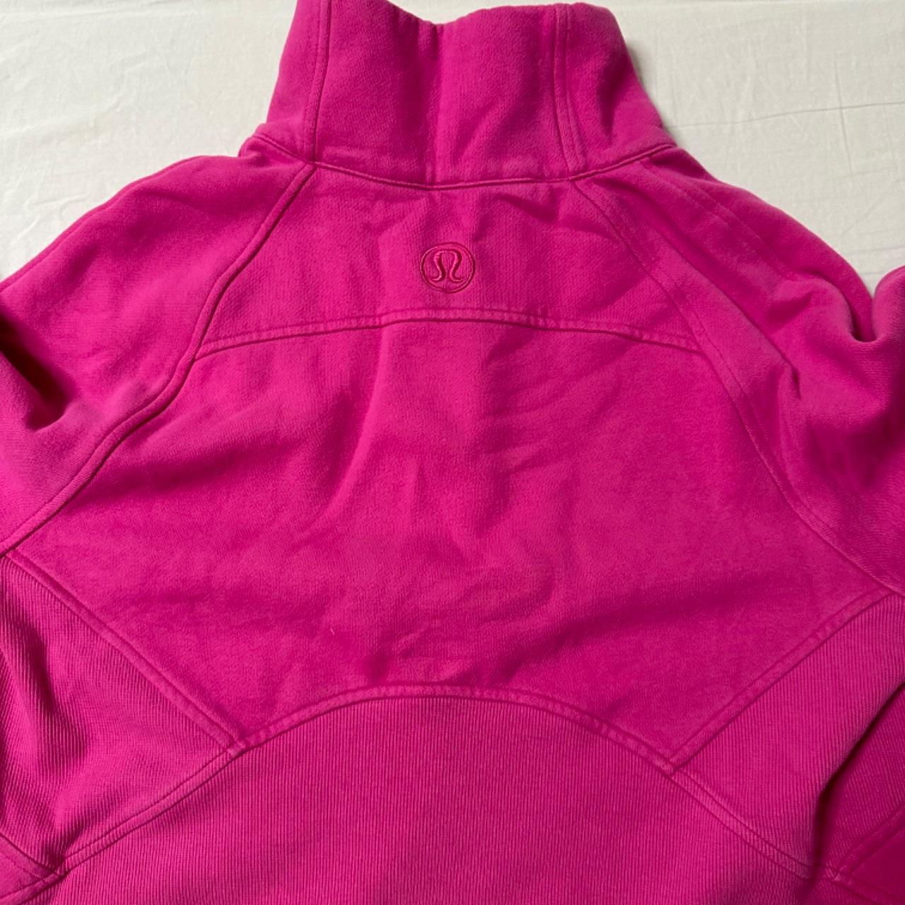 lululemon sonic pink half zip scuba #lululemon... - Depop