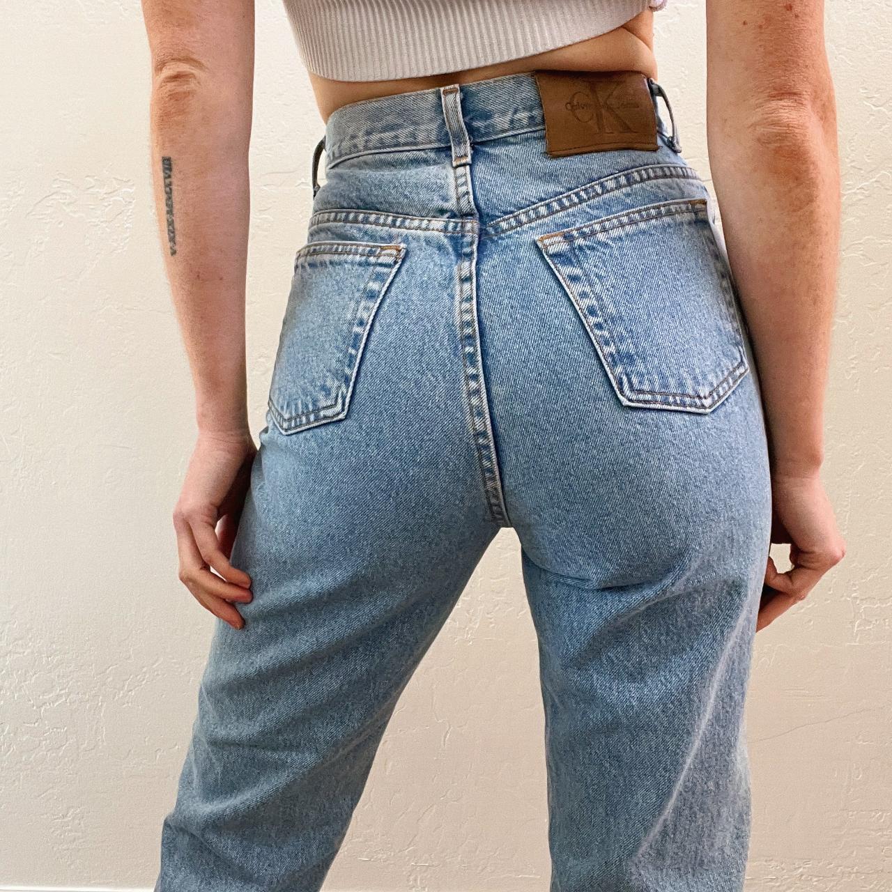 Vintage calvin klein high waisted clearance jeans