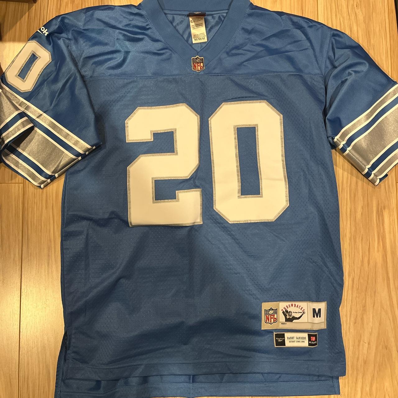 Vintage Barry Sanders jersey by Mitchell & Ness - Depop