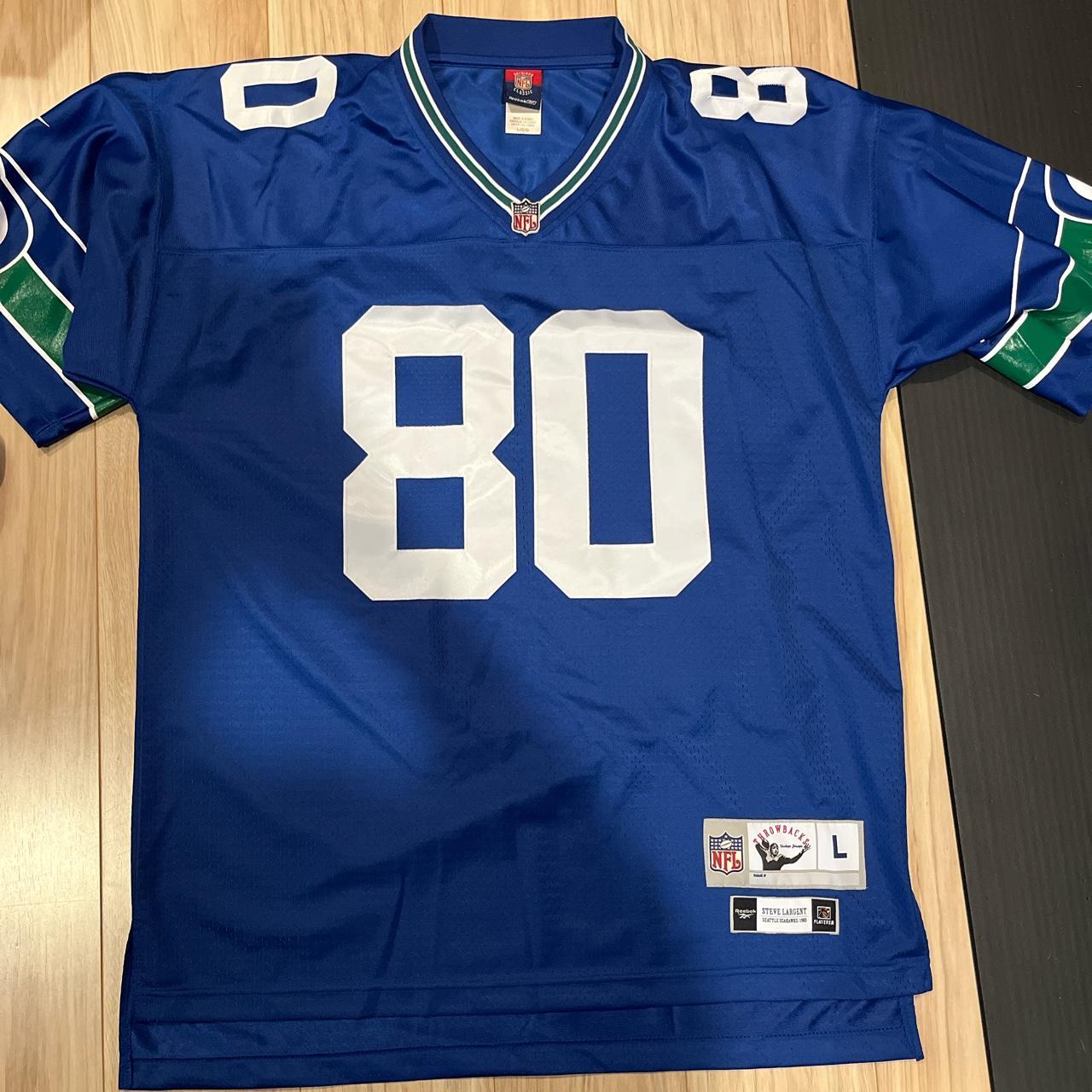 Seattle Seahawks Steve Largent #80 Mitchell & Ness - Depop