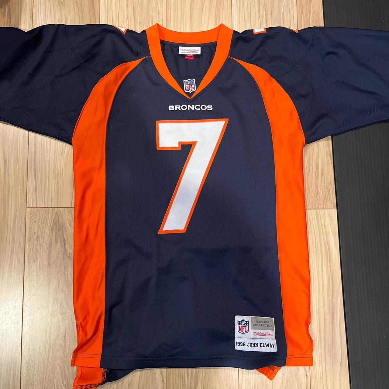 Men's John Elway Denver Broncos Jersey Mitchell & Ness NFL Orange