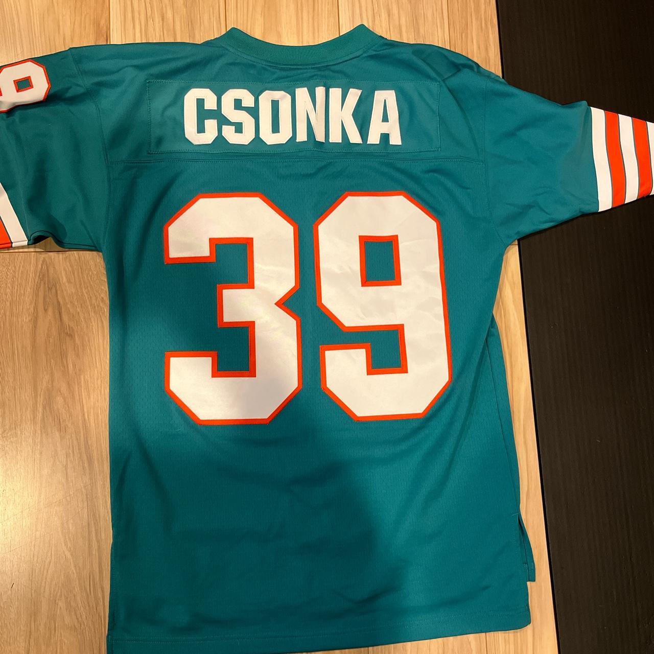 Throwback Miami Dolphins Larry Csonka Vintage Jersey