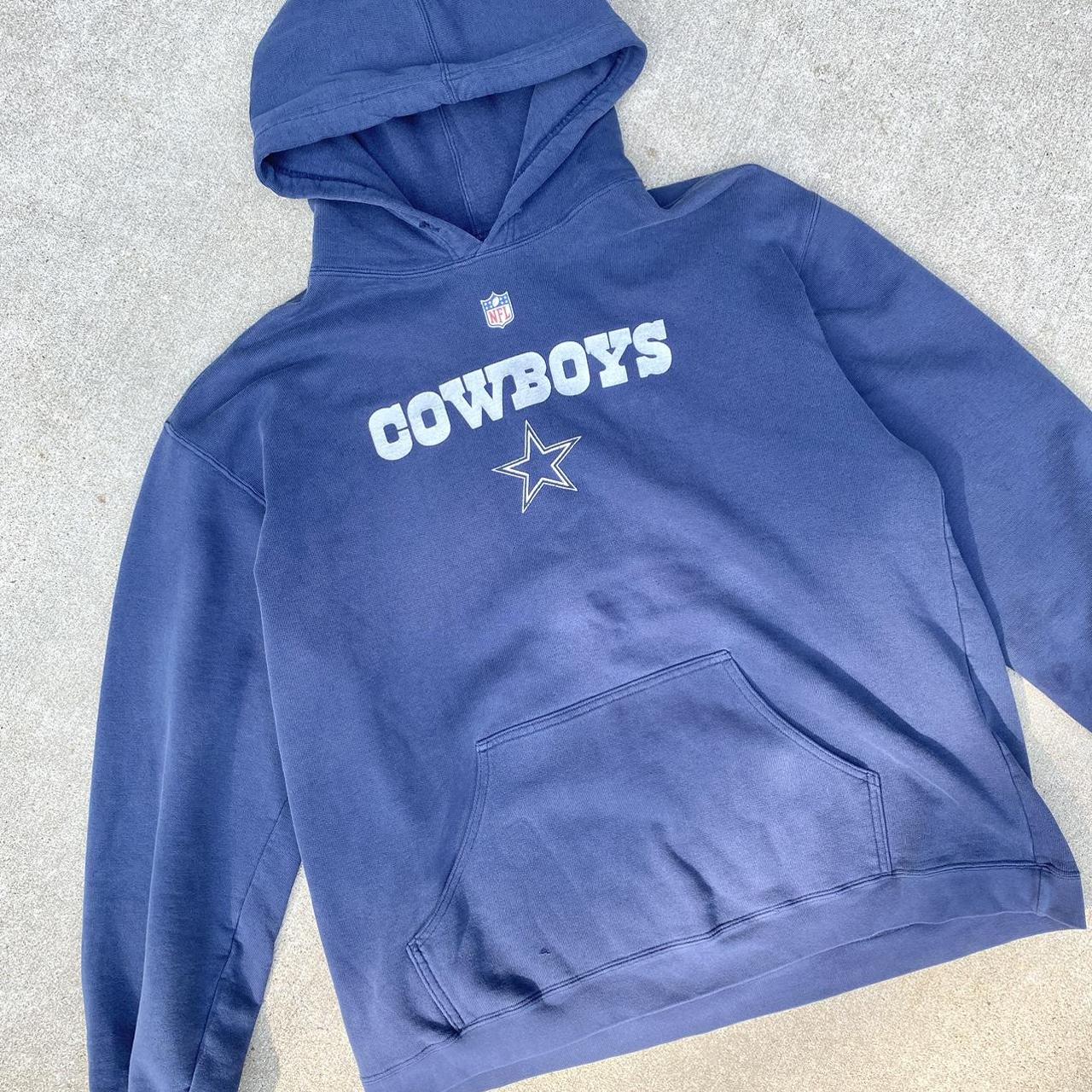 Reebok Dallas Cowboys Sweatshirt Hoodie Mens Large - Depop