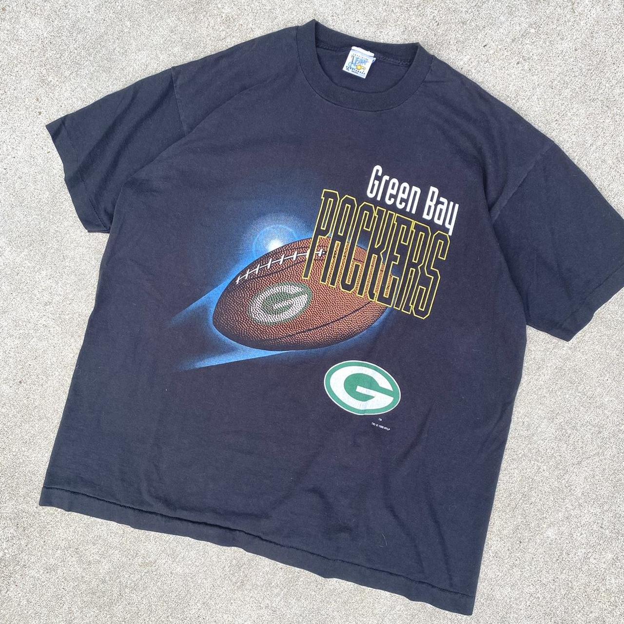 Vintage Single Stitch Green Bay Packers Short Sleeve T - Shirt