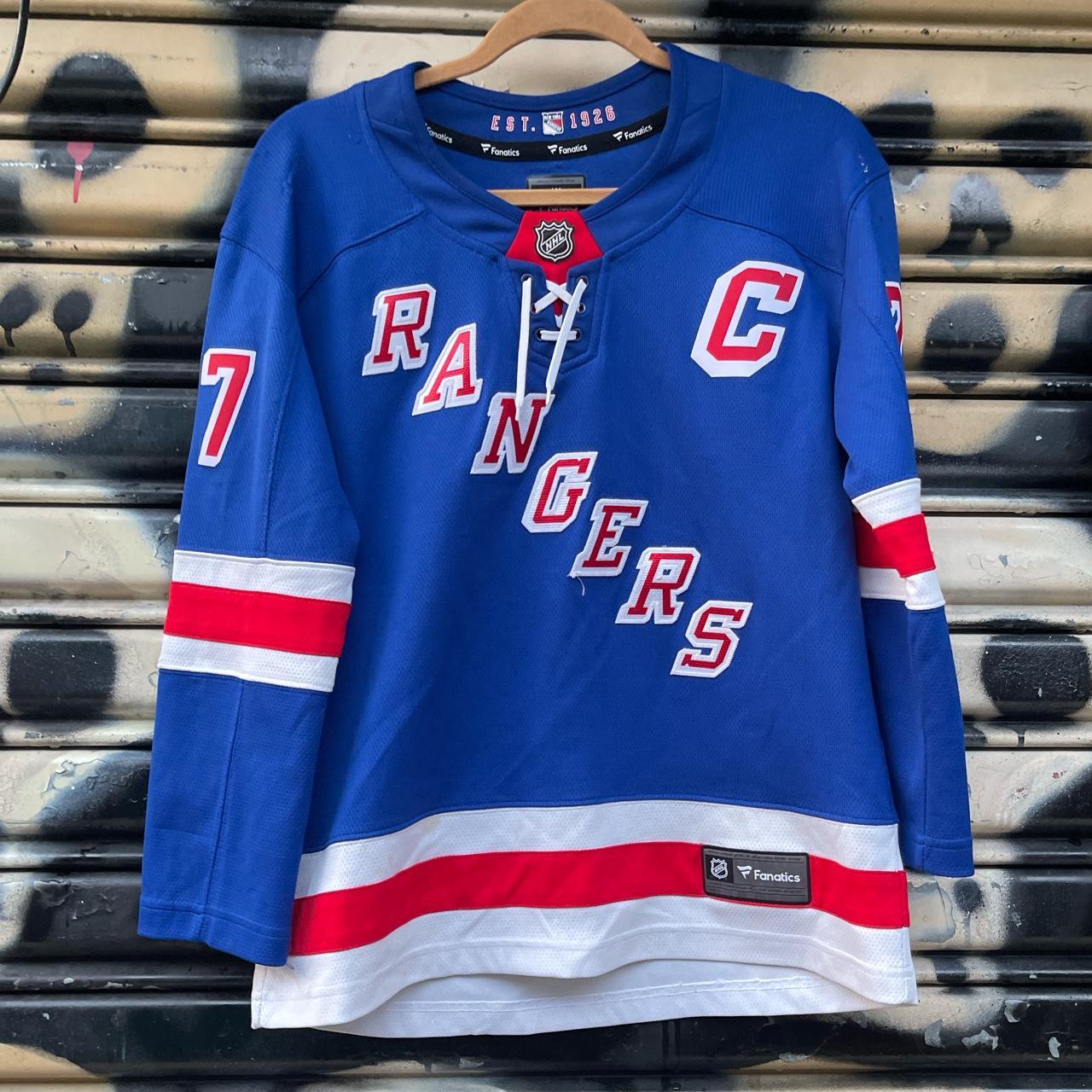 Massively rare New York Rangers hockey jersey - Depop