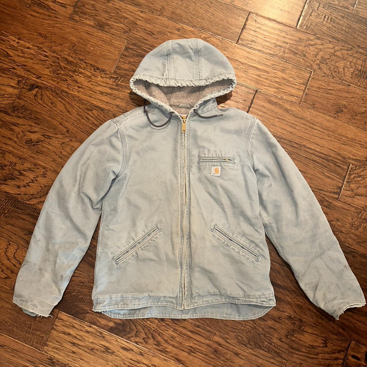 Baby blue shop carhartt jacket