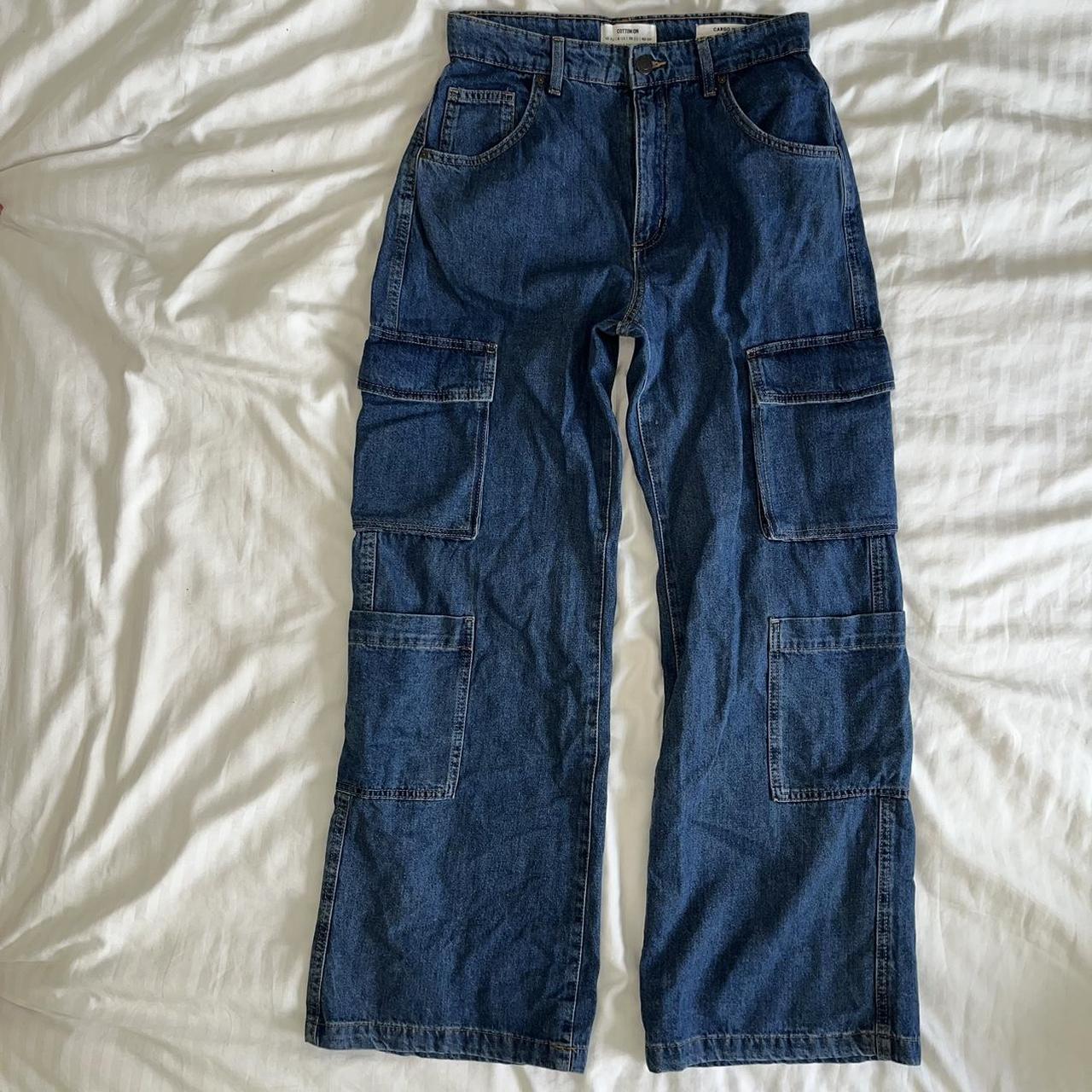 Wideleg cargo jeans