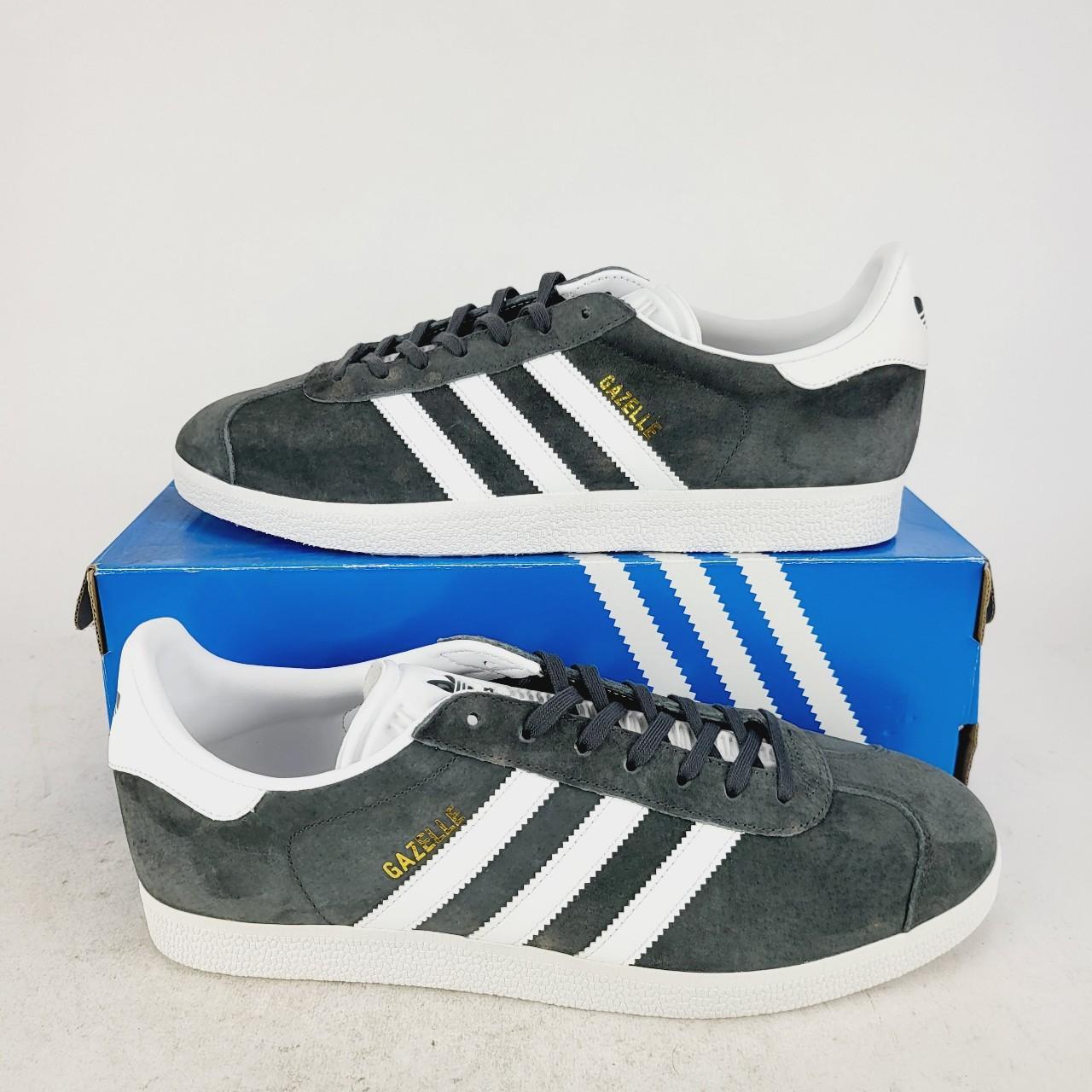 grey adidas gazelle mens