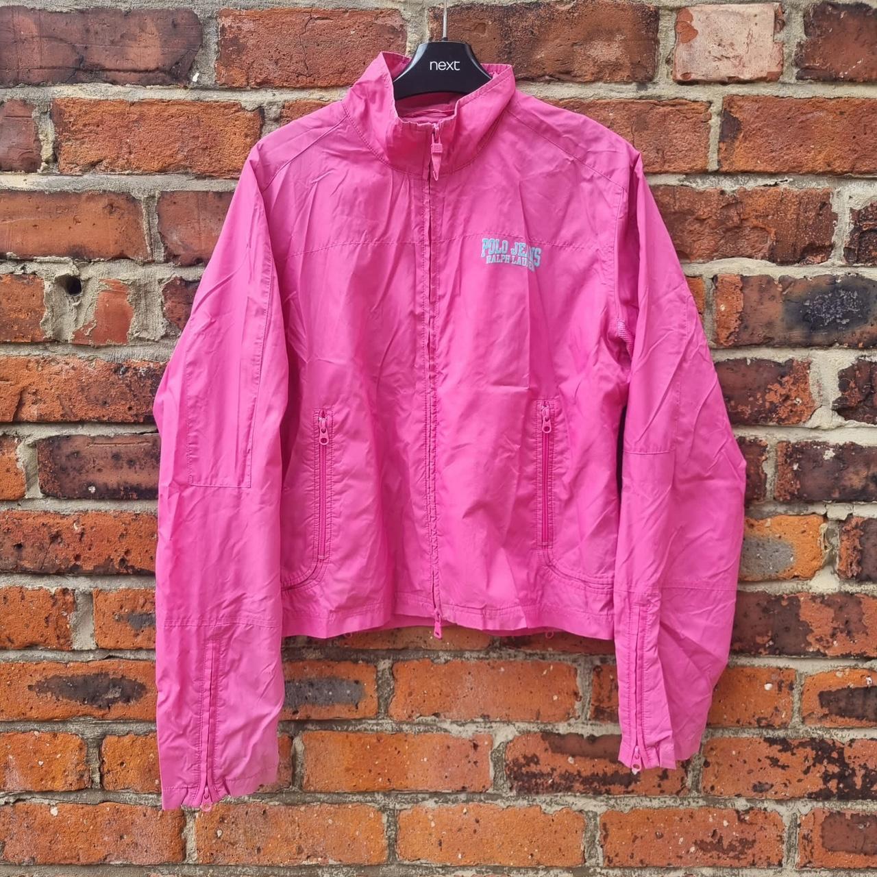 Ladies Pink Polo Ralph Lauren Windbreaker... - Depop