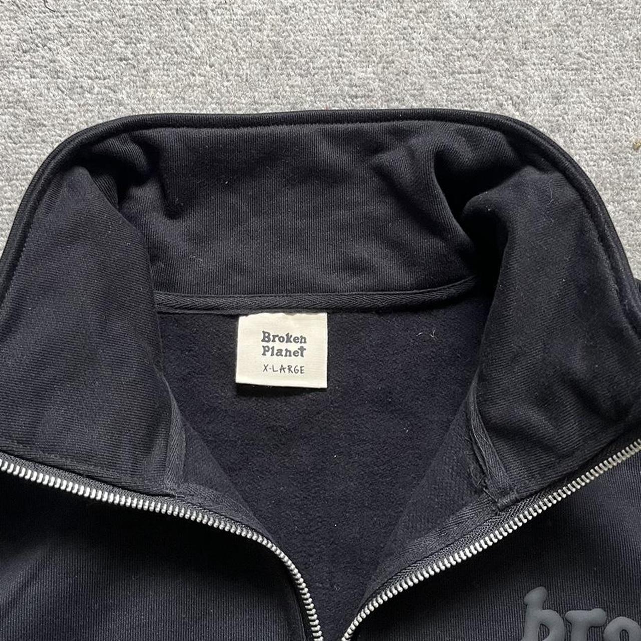 Broken Planet Black Basics Quarter Zip Size -... - Depop