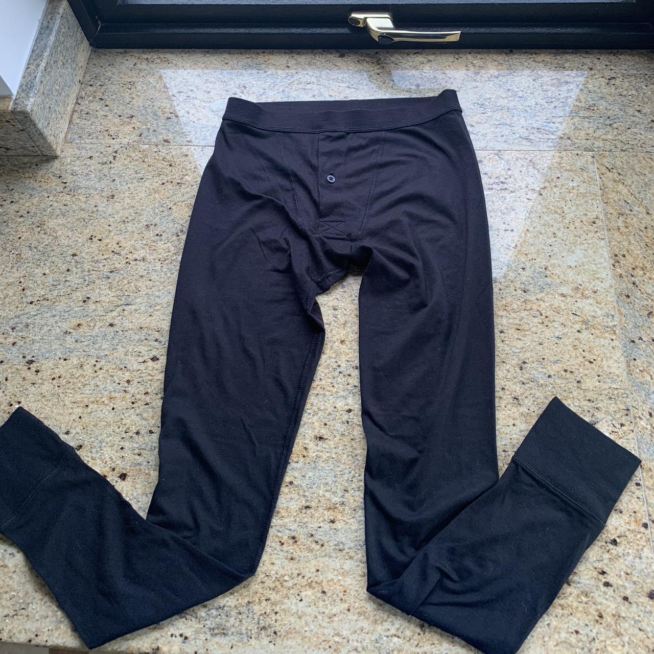 Marks & Spencer Men's Black Leggings | Depop